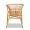 Baxton Studio Murai Modern Bohemian Natural Brown Rattan Dining Chair 211-12765-ZORO - alternate 4